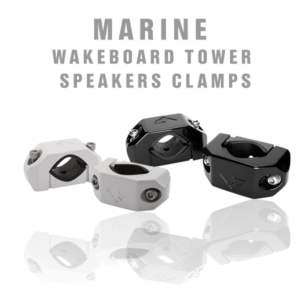 Marine Wakeboard Tower Speaker Clamps