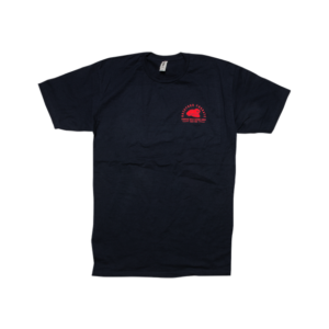 Rockford Fosgate Clothing – T-Shirt – POP-HOOKS20 – Navy Shirt w/ Front and Back Graphic