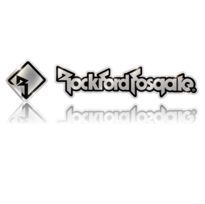 Rockford Fosgate Sticker 115x22mm Metallic