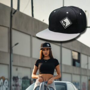 Rockford Fosgate – Flat Peak Cap Featuring RF Logo – Grey