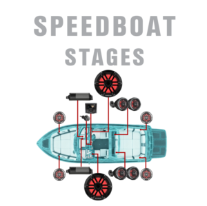 marine system speedboat stages