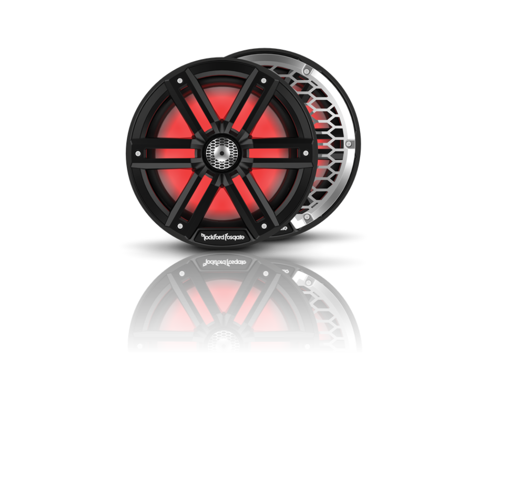 M2 8” Color Optix™ Marine 2-Way Horn Speakers (pr) – Black