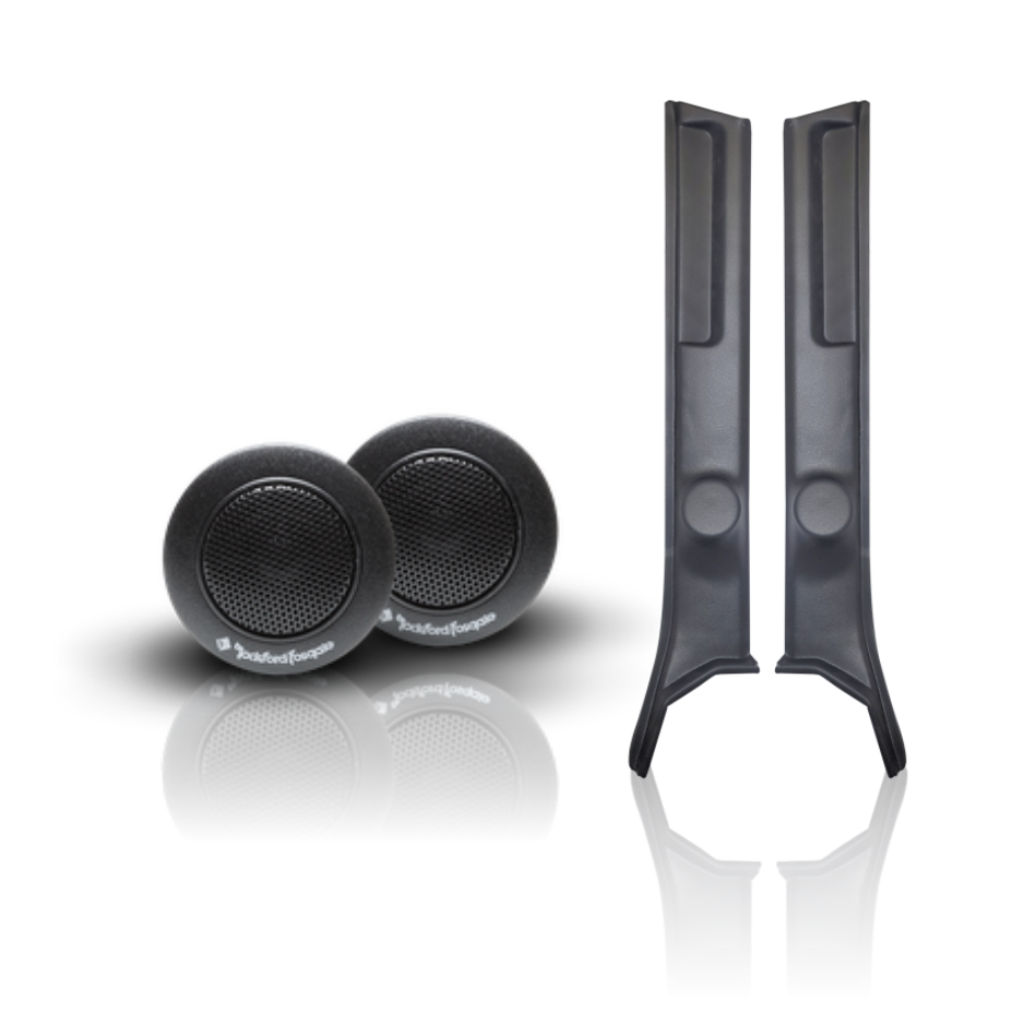 Toyota Land cruiser Prime Tweeter Kit with Tweeter Pillars