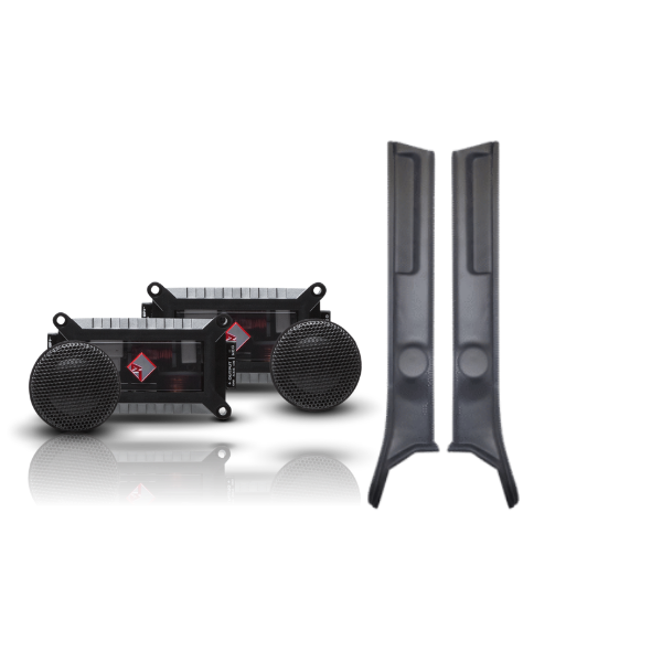 Toyota Land Cruiser Power Tweeter Kit with Tweeter Pillars