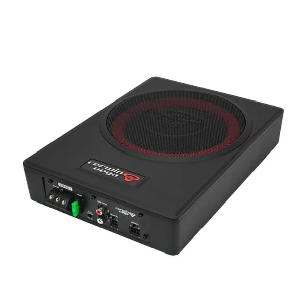 8" Powered Slim Subwoofer Enclosure With 2CH Output For Additional Speakers - Image 3