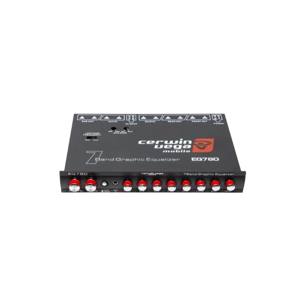 EQ780 - Cerwin Vega - 7-Band Parametric EQ with Auxiliary Input