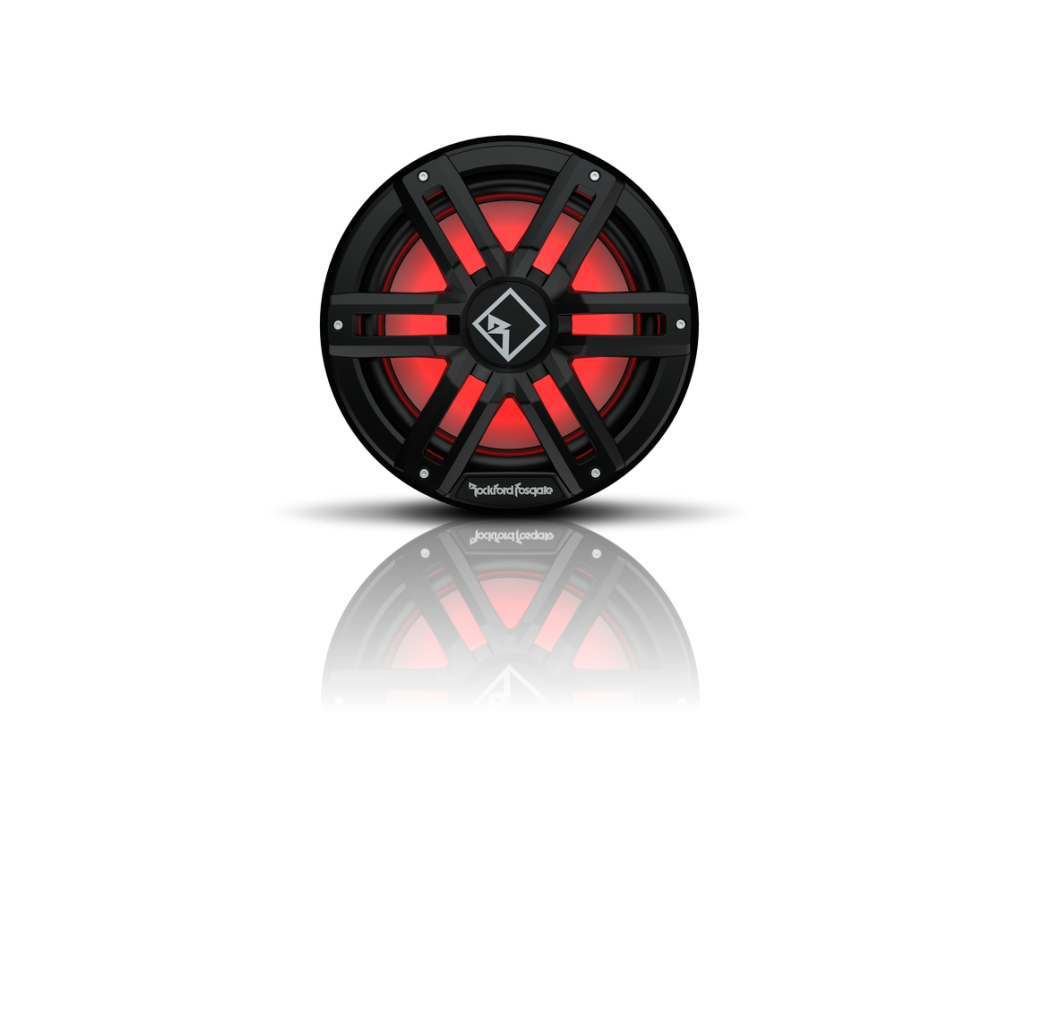 M2 12″ DVC 4Ω Color Optix™ Infinite Baffle Marine Subwoofer – Black